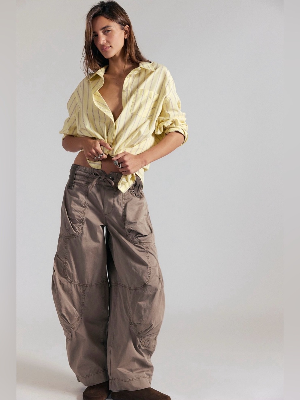 Free People Onset Pull-On Cargo Pants